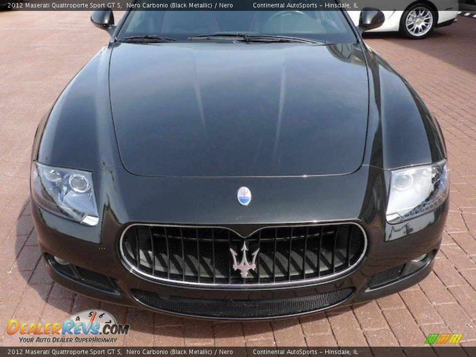 2012 Maserati Quattroporte Sport GT S Nero Carbonio (Black Metallic) / Nero Photo #4