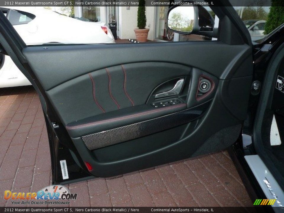 2012 Maserati Quattroporte Sport GT S Nero Carbonio (Black Metallic) / Nero Photo #10