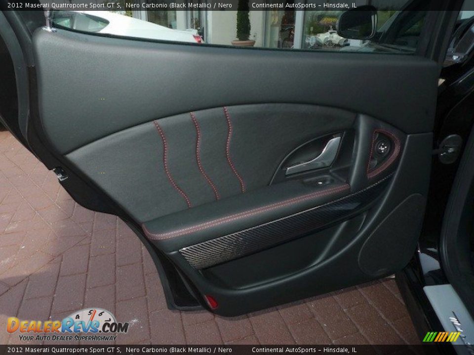 2012 Maserati Quattroporte Sport GT S Nero Carbonio (Black Metallic) / Nero Photo #14