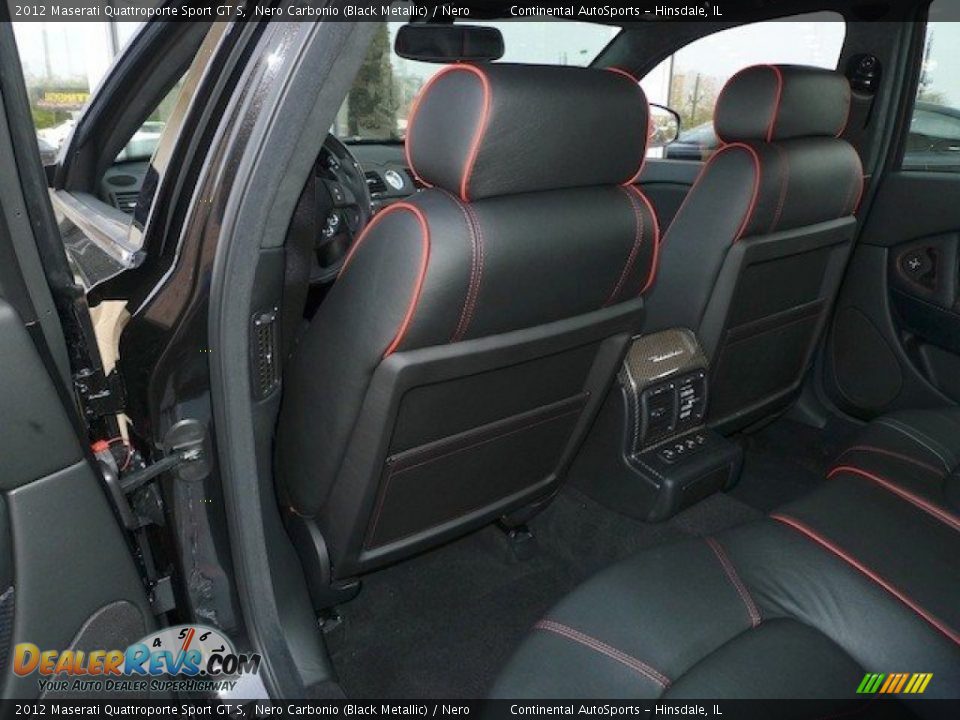 2012 Maserati Quattroporte Sport GT S Nero Carbonio (Black Metallic) / Nero Photo #15