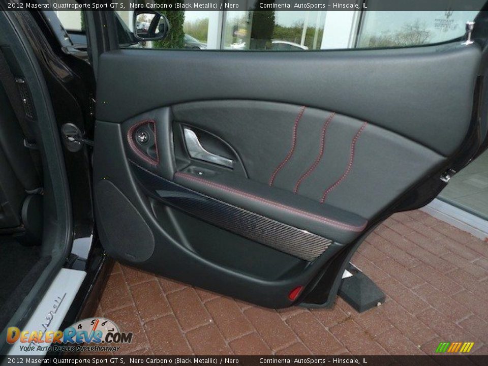2012 Maserati Quattroporte Sport GT S Nero Carbonio (Black Metallic) / Nero Photo #19