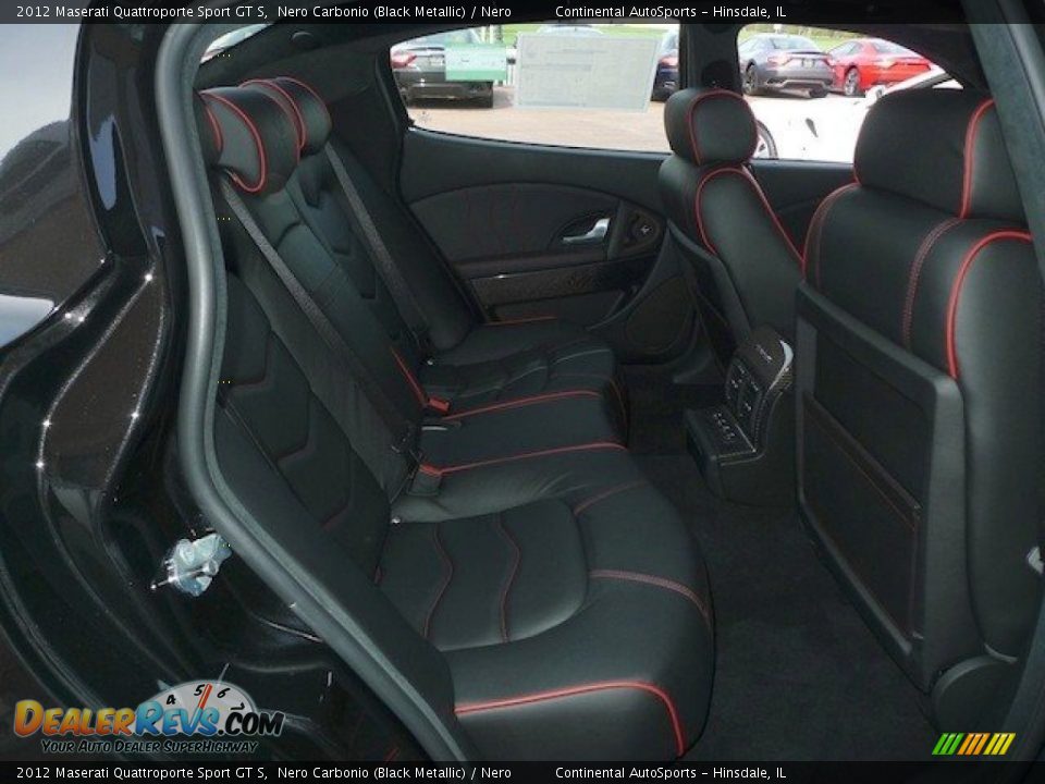 2012 Maserati Quattroporte Sport GT S Nero Carbonio (Black Metallic) / Nero Photo #20