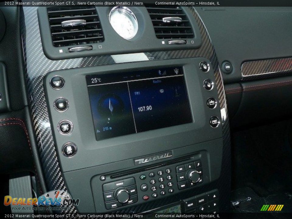 2012 Maserati Quattroporte Sport GT S Nero Carbonio (Black Metallic) / Nero Photo #26