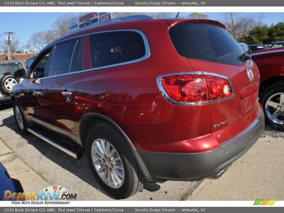 2010 Buick Enclave CXL AWD Red Jewel Tintcoat / Cashmere/Cocoa Photo #2