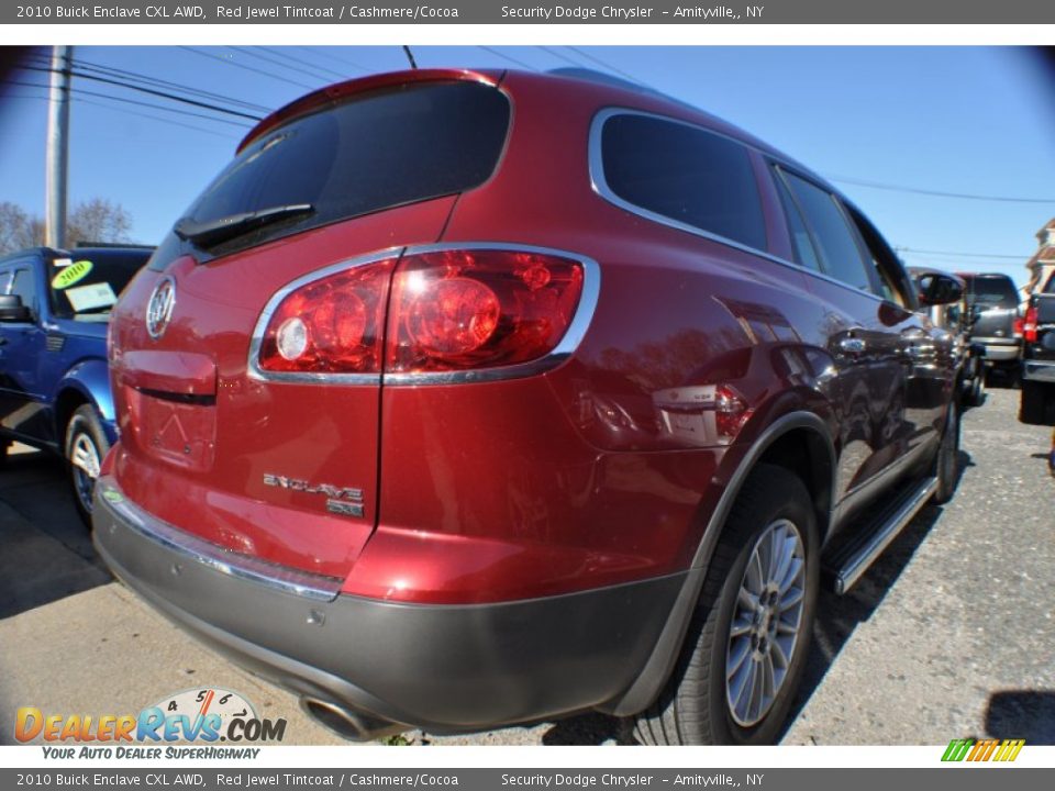 2010 Buick Enclave CXL AWD Red Jewel Tintcoat / Cashmere/Cocoa Photo #3