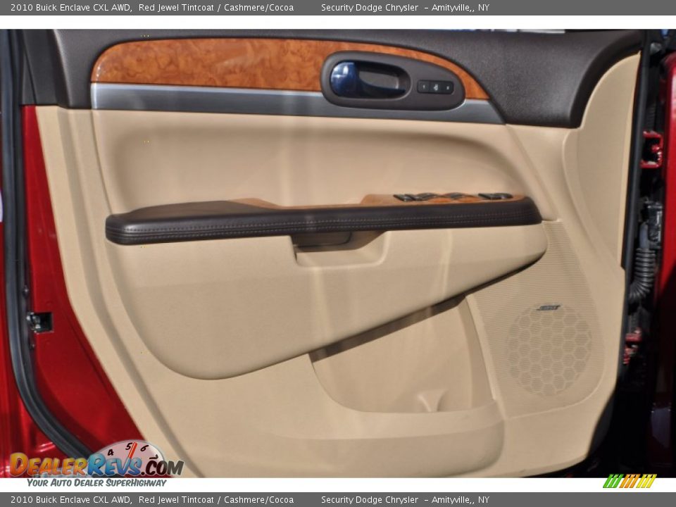 2010 Buick Enclave CXL AWD Red Jewel Tintcoat / Cashmere/Cocoa Photo #5