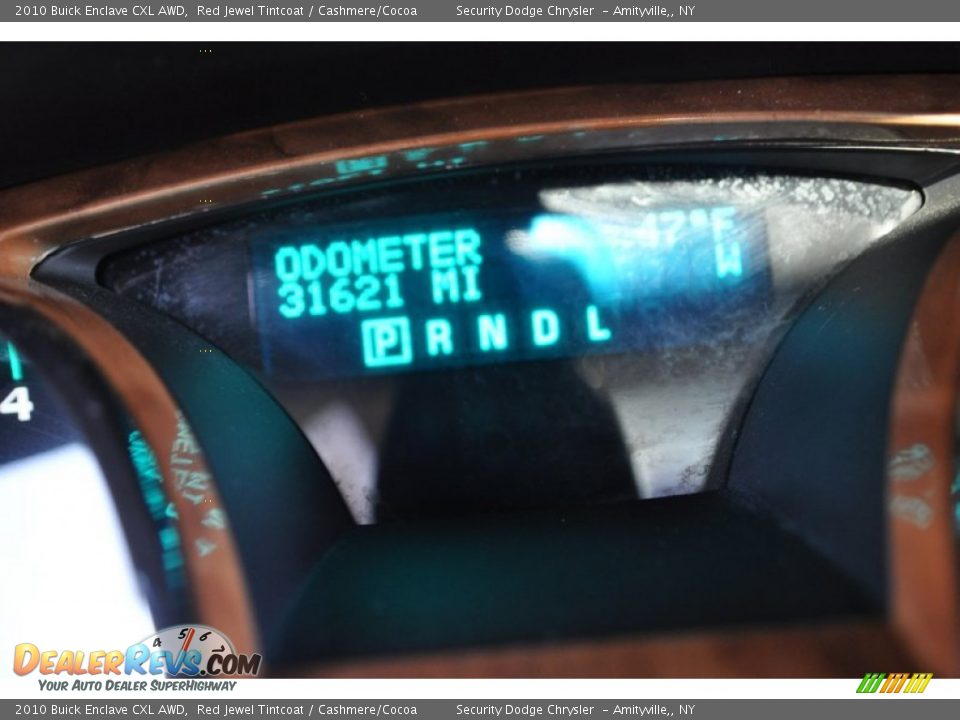 2010 Buick Enclave CXL AWD Red Jewel Tintcoat / Cashmere/Cocoa Photo #8