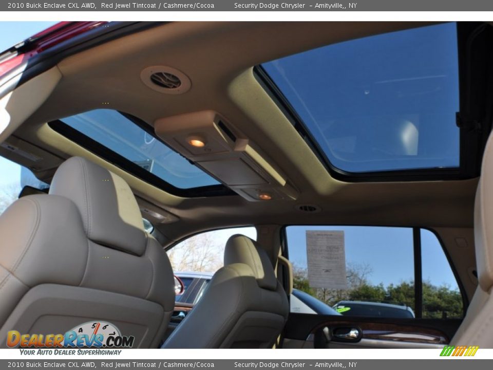 2010 Buick Enclave CXL AWD Red Jewel Tintcoat / Cashmere/Cocoa Photo #10