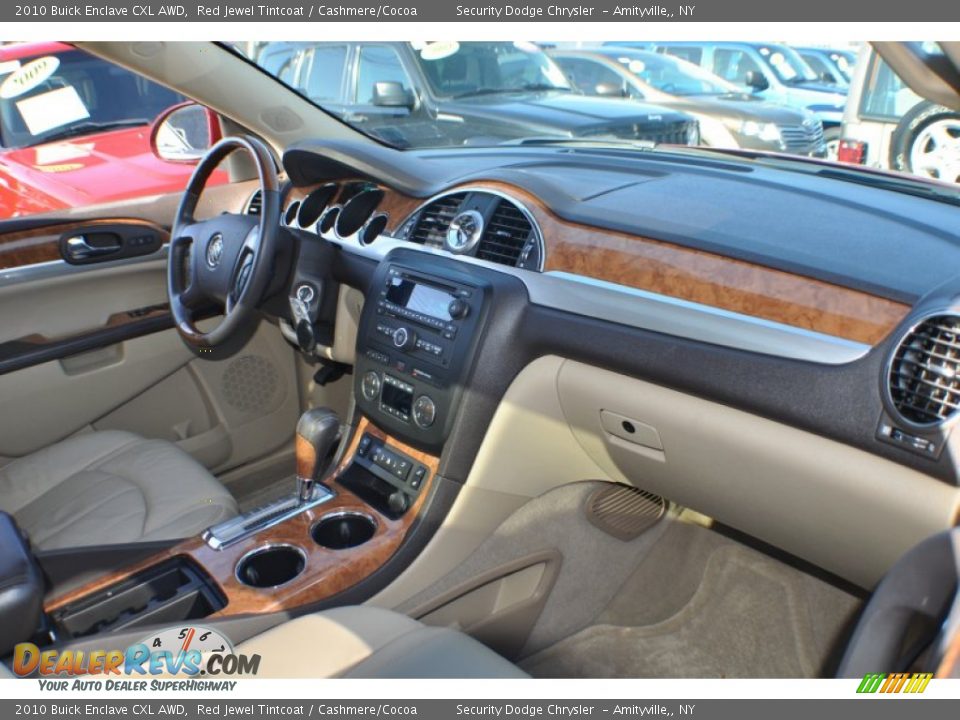 2010 Buick Enclave CXL AWD Red Jewel Tintcoat / Cashmere/Cocoa Photo #11