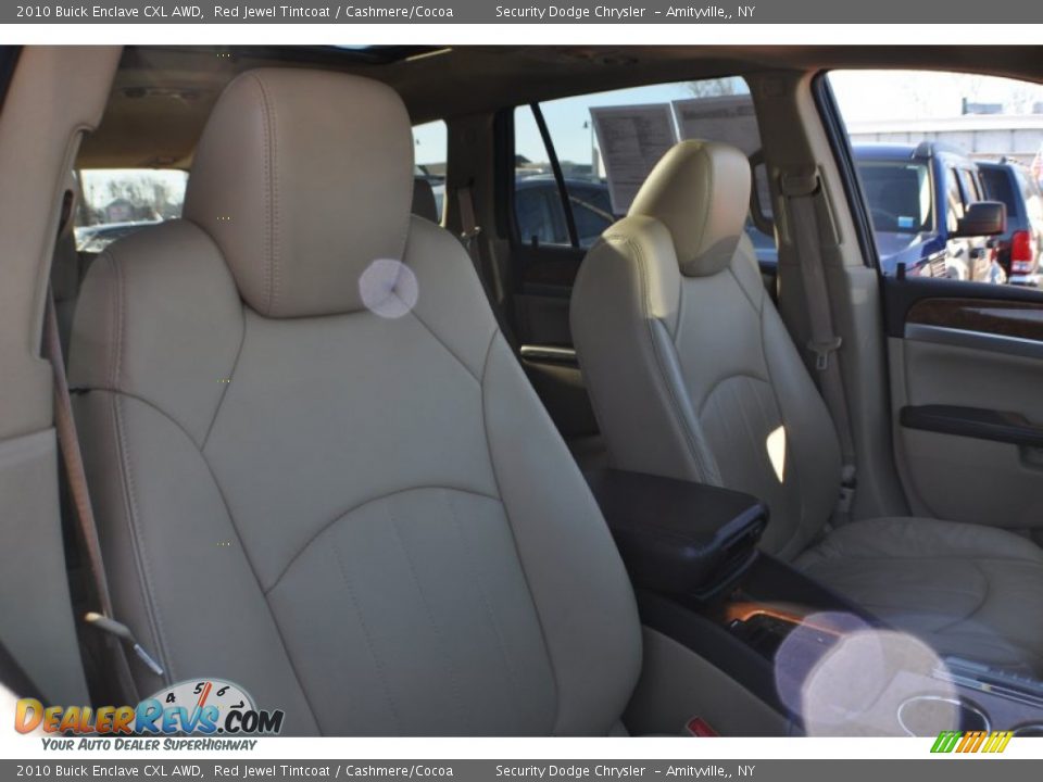 2010 Buick Enclave CXL AWD Red Jewel Tintcoat / Cashmere/Cocoa Photo #12