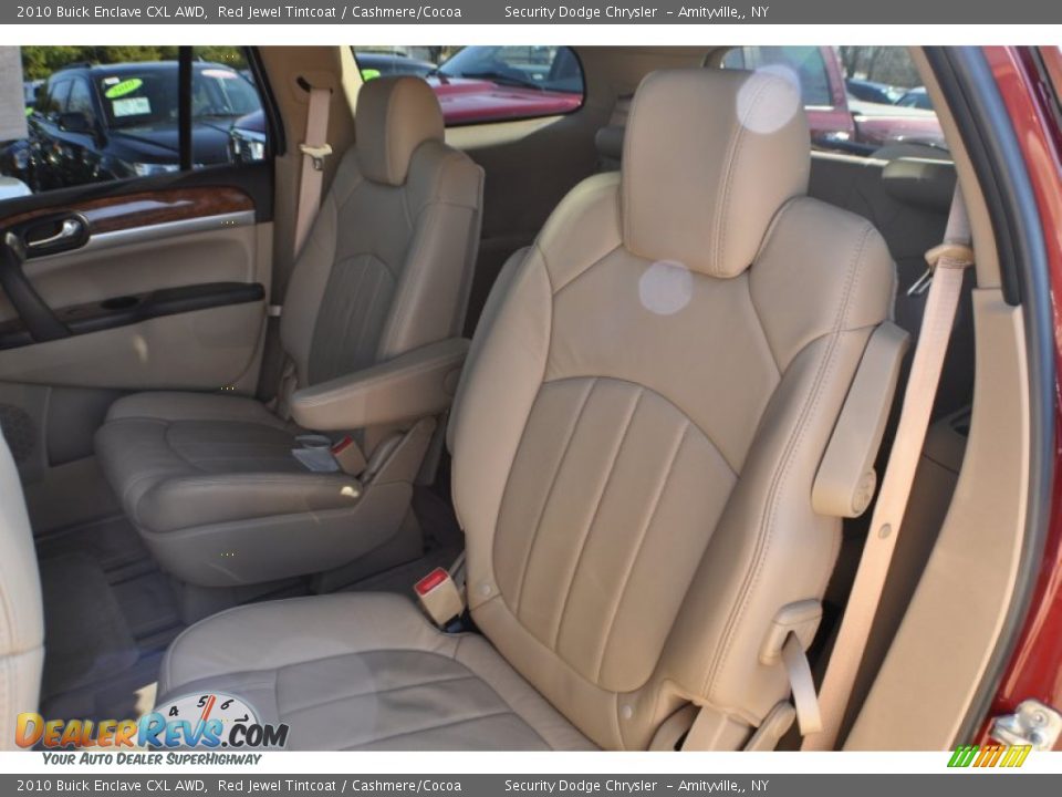2010 Buick Enclave CXL AWD Red Jewel Tintcoat / Cashmere/Cocoa Photo #13