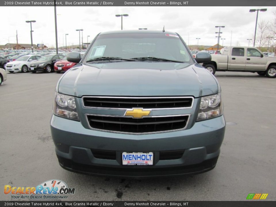 2009 Chevrolet Tahoe Hybrid 4x4 Blue Granite Metallic / Ebony Photo #2