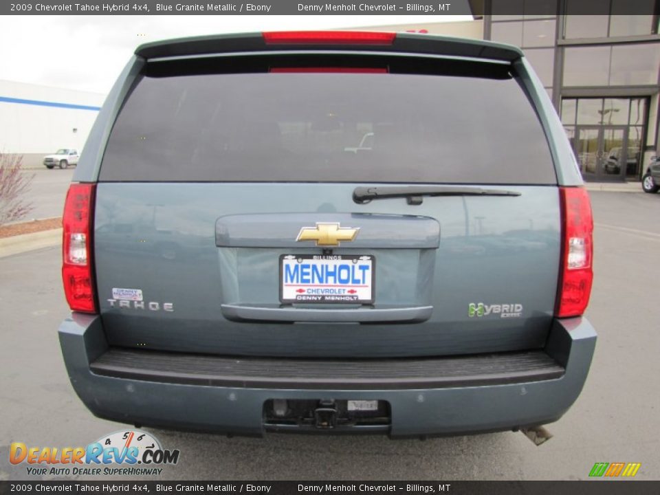 2009 Chevrolet Tahoe Hybrid 4x4 Blue Granite Metallic / Ebony Photo #6