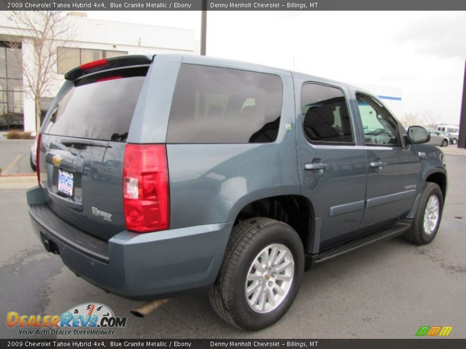 2009 Chevrolet Tahoe Hybrid 4x4 Blue Granite Metallic / Ebony Photo #7