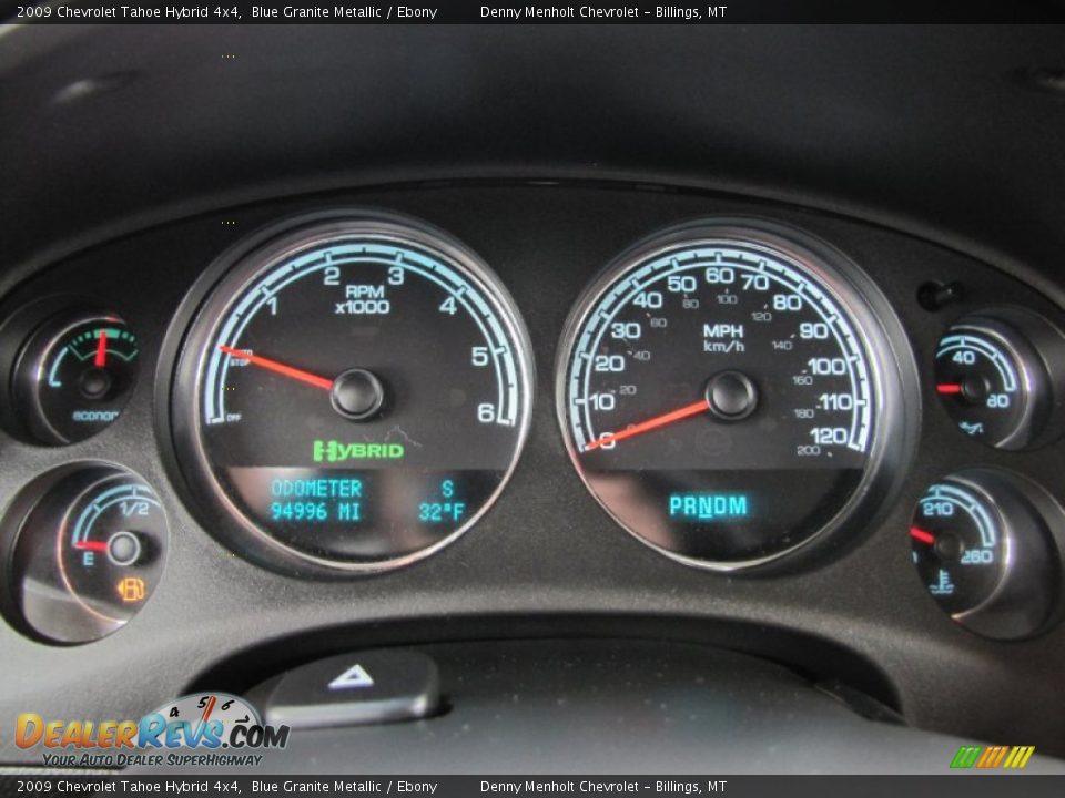 2009 Chevrolet Tahoe Hybrid 4x4 Gauges Photo #10