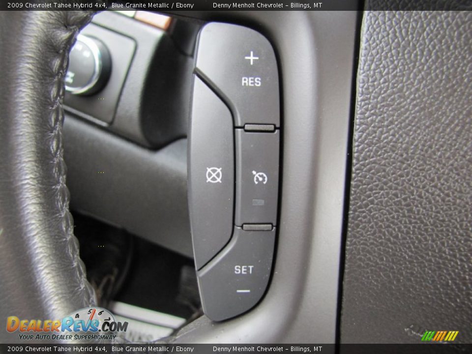 2009 Chevrolet Tahoe Hybrid 4x4 Blue Granite Metallic / Ebony Photo #12