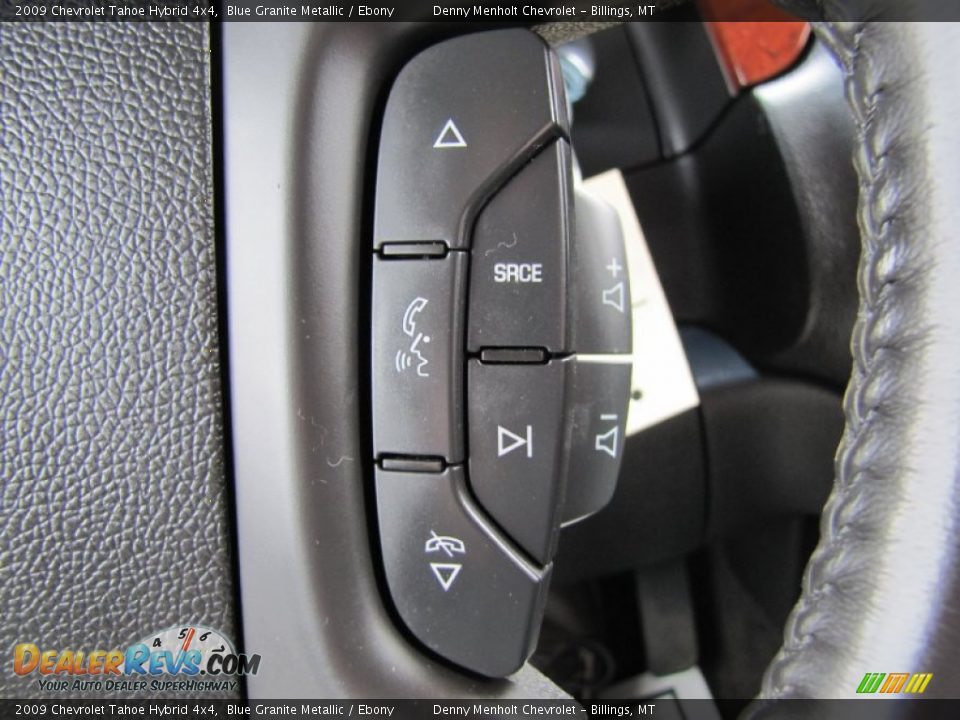 2009 Chevrolet Tahoe Hybrid 4x4 Blue Granite Metallic / Ebony Photo #13
