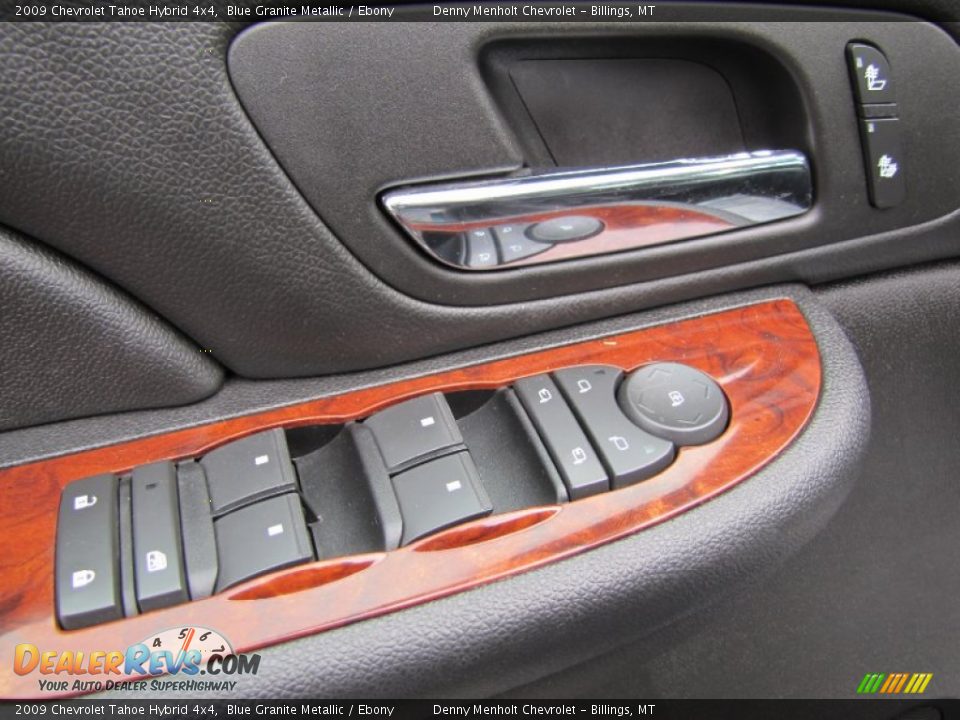 2009 Chevrolet Tahoe Hybrid 4x4 Blue Granite Metallic / Ebony Photo #15