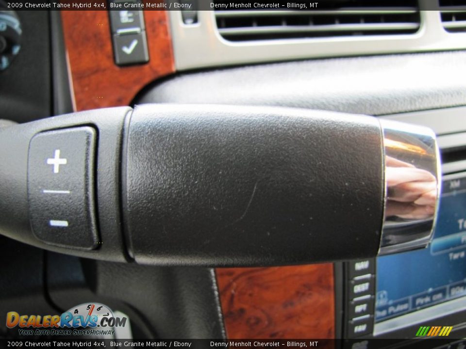2009 Chevrolet Tahoe Hybrid 4x4 Blue Granite Metallic / Ebony Photo #17