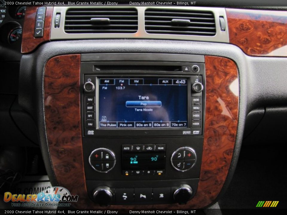 2009 Chevrolet Tahoe Hybrid 4x4 Blue Granite Metallic / Ebony Photo #18