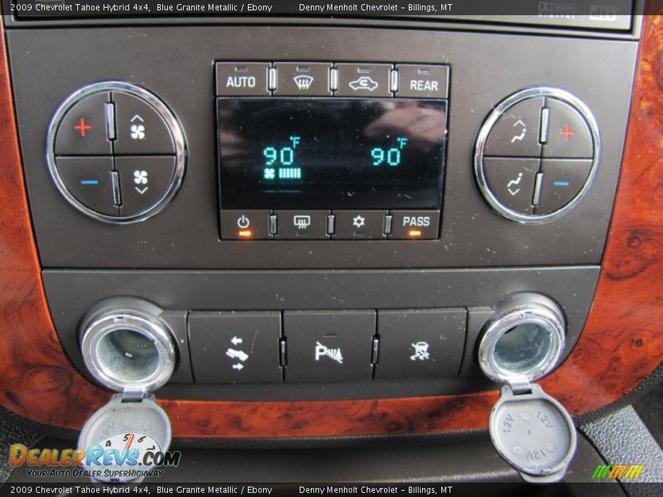2009 Chevrolet Tahoe Hybrid 4x4 Blue Granite Metallic / Ebony Photo #20