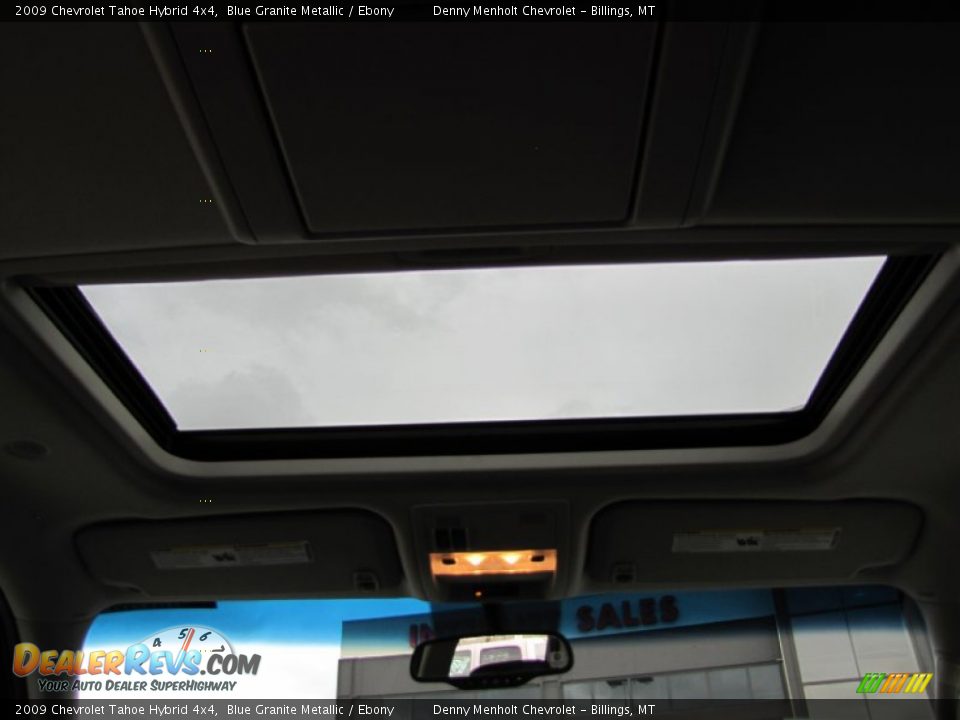 2009 Chevrolet Tahoe Hybrid 4x4 Blue Granite Metallic / Ebony Photo #24