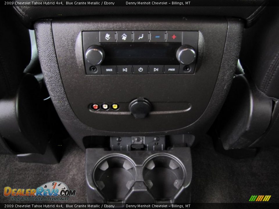 2009 Chevrolet Tahoe Hybrid 4x4 Blue Granite Metallic / Ebony Photo #26
