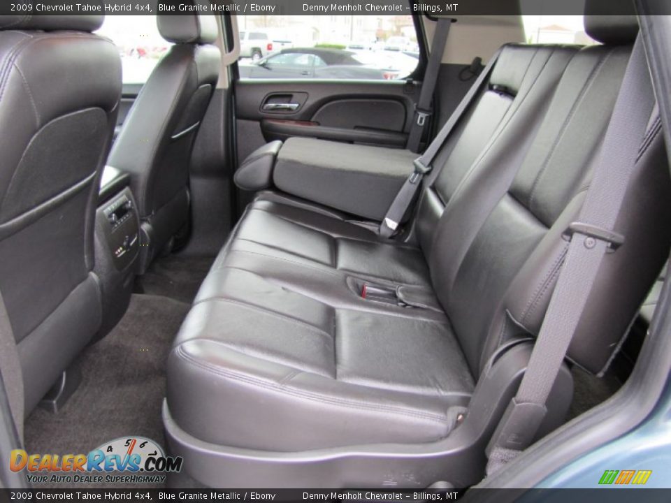 Rear Seat of 2009 Chevrolet Tahoe Hybrid 4x4 Photo #28