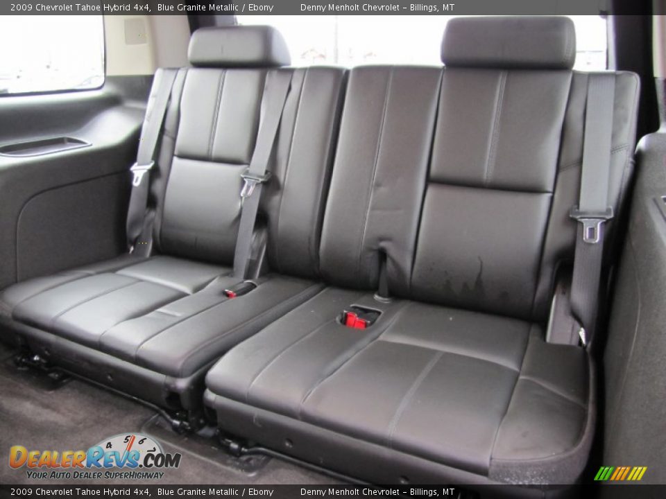 Rear Seat of 2009 Chevrolet Tahoe Hybrid 4x4 Photo #31