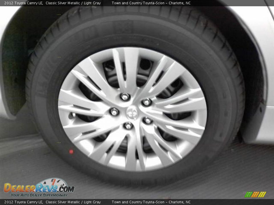 2012 Toyota Camry LE Classic Silver Metallic / Light Gray Photo #5