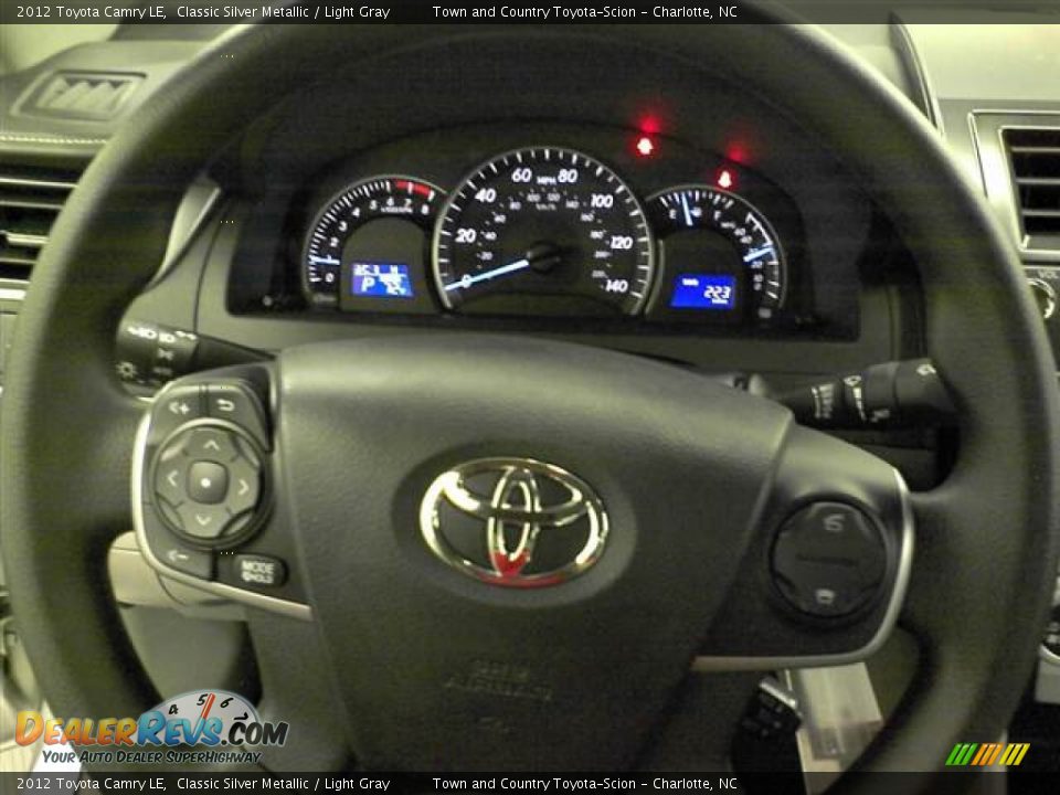 2012 Toyota Camry LE Classic Silver Metallic / Light Gray Photo #8