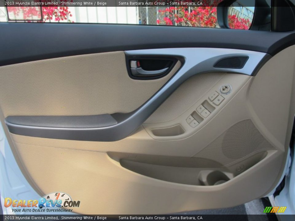 Door Panel of 2013 Hyundai Elantra Limited Photo #5