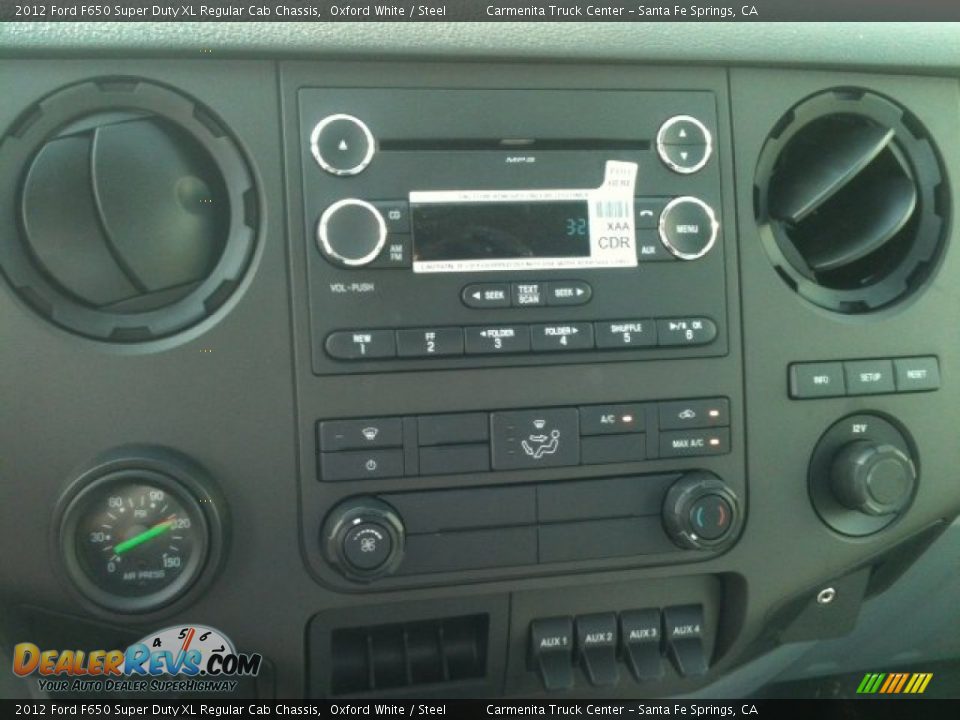 Controls of 2012 Ford F650 Super Duty XL Regular Cab Chassis Photo #6