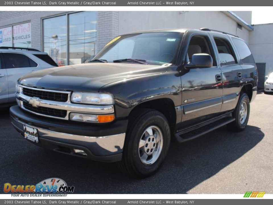 2003 Chevrolet Tahoe LS Dark Gray Metallic / Gray/Dark Charcoal Photo #1