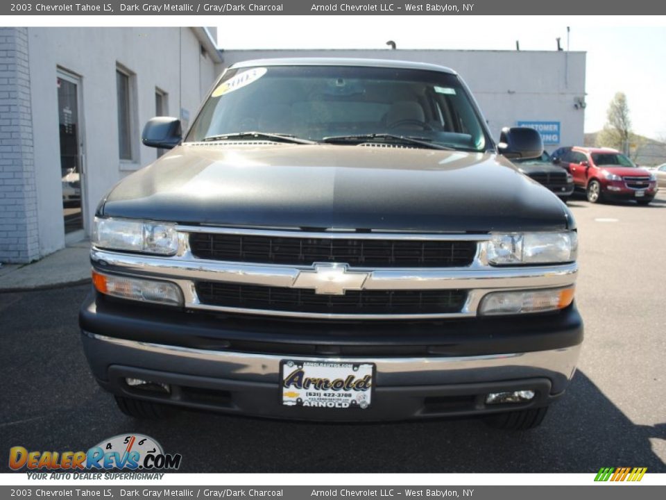 2003 Chevrolet Tahoe LS Dark Gray Metallic / Gray/Dark Charcoal Photo #2