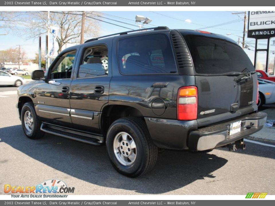 2003 Chevrolet Tahoe LS Dark Gray Metallic / Gray/Dark Charcoal Photo #4