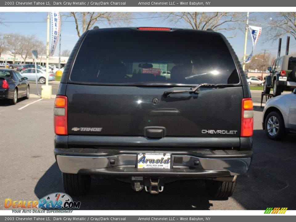 2003 Chevrolet Tahoe LS Dark Gray Metallic / Gray/Dark Charcoal Photo #5