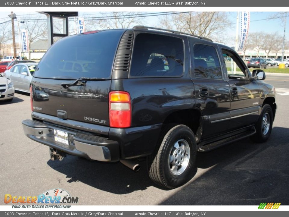2003 Chevrolet Tahoe LS Dark Gray Metallic / Gray/Dark Charcoal Photo #6