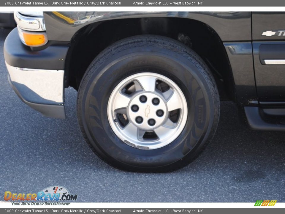 2003 Chevrolet Tahoe LS Dark Gray Metallic / Gray/Dark Charcoal Photo #8