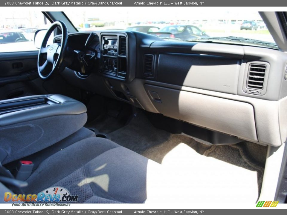 2003 Chevrolet Tahoe LS Dark Gray Metallic / Gray/Dark Charcoal Photo #9