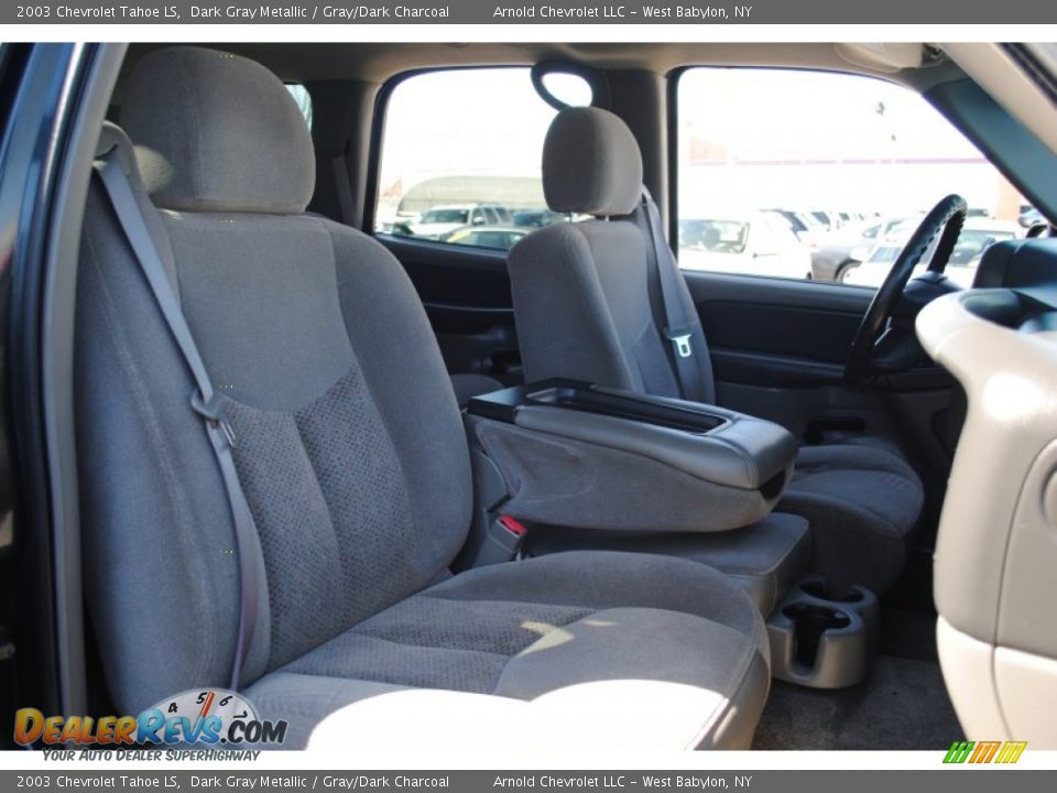 2003 Chevrolet Tahoe LS Dark Gray Metallic / Gray/Dark Charcoal Photo #10