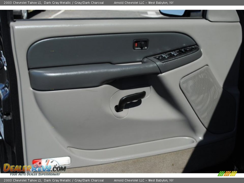 2003 Chevrolet Tahoe LS Dark Gray Metallic / Gray/Dark Charcoal Photo #11