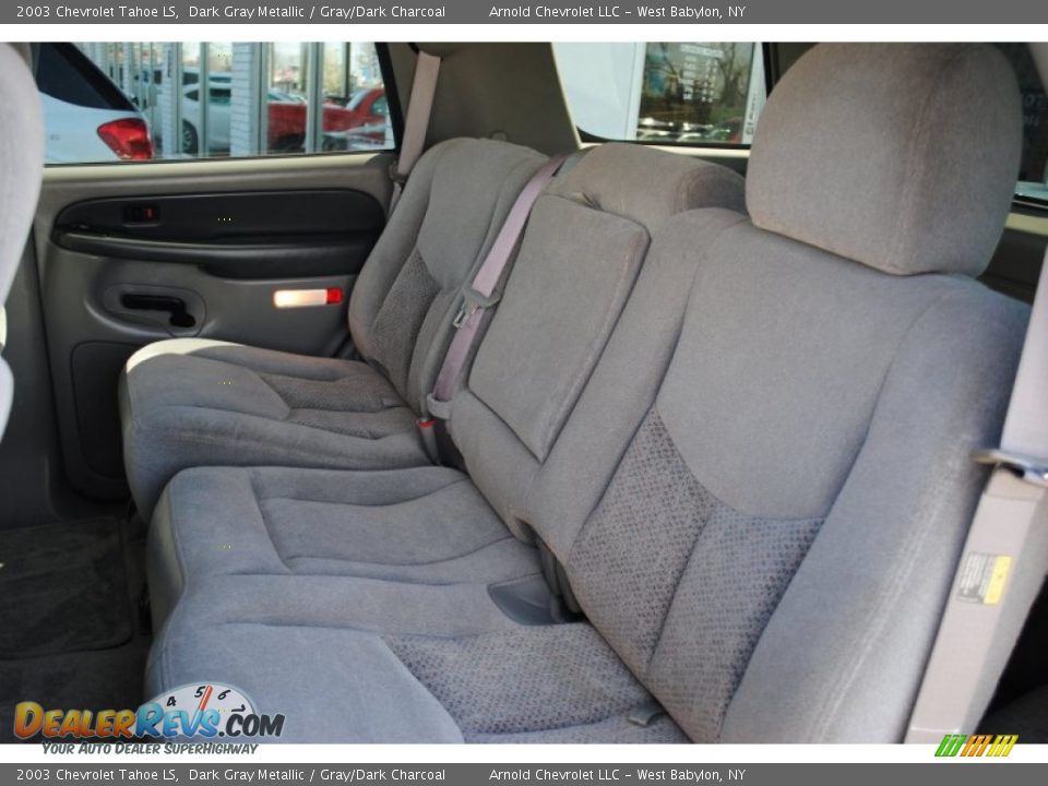 2003 Chevrolet Tahoe LS Dark Gray Metallic / Gray/Dark Charcoal Photo #15