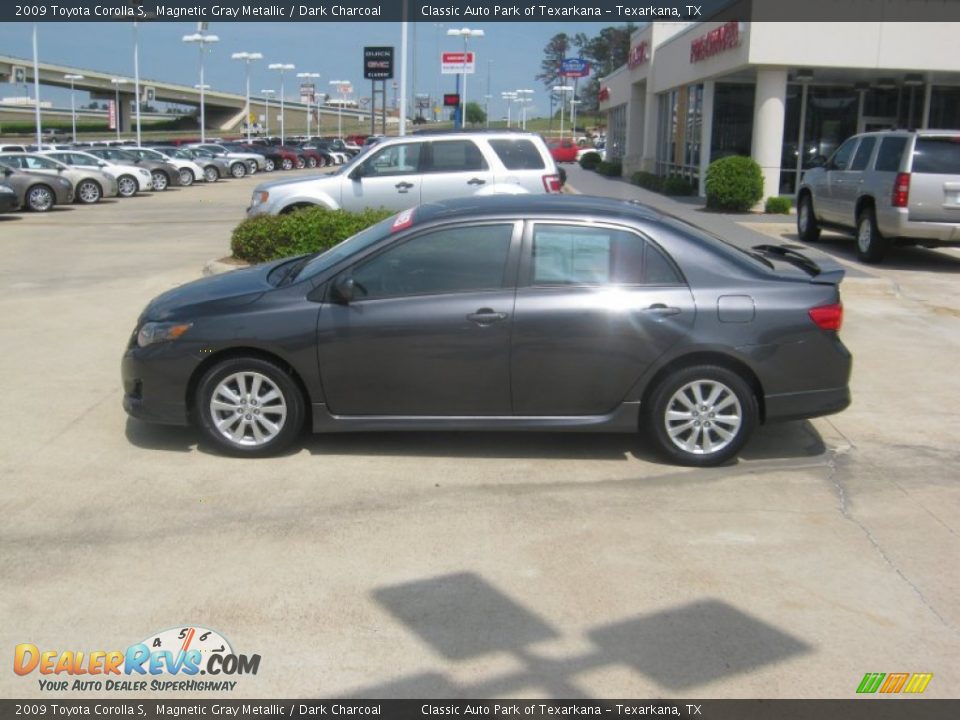 2009 Toyota Corolla S Magnetic Gray Metallic / Dark Charcoal Photo #2