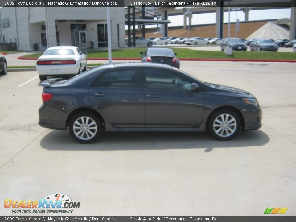 2009 Toyota Corolla S Magnetic Gray Metallic / Dark Charcoal Photo #6