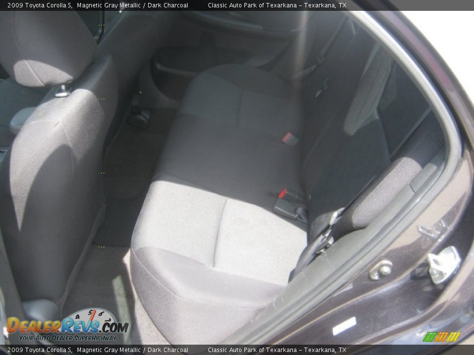 2009 Toyota Corolla S Magnetic Gray Metallic / Dark Charcoal Photo #13