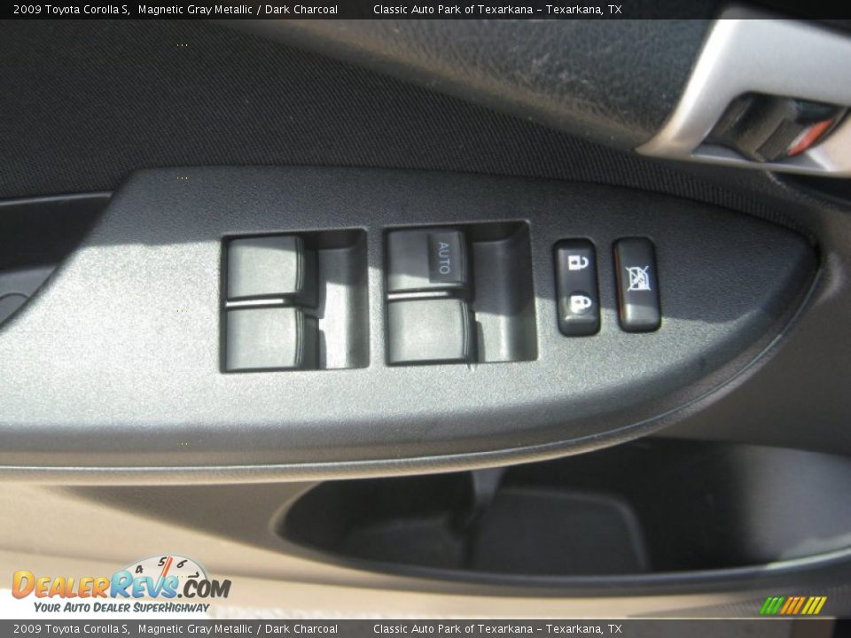2009 Toyota Corolla S Magnetic Gray Metallic / Dark Charcoal Photo #15