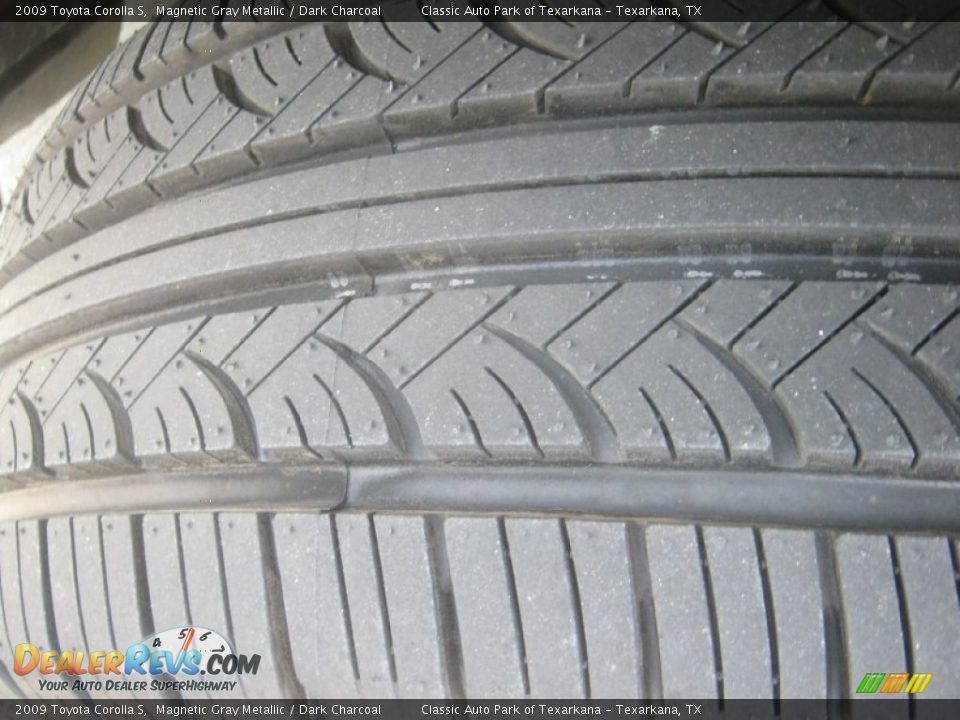 2009 Toyota Corolla S Magnetic Gray Metallic / Dark Charcoal Photo #18