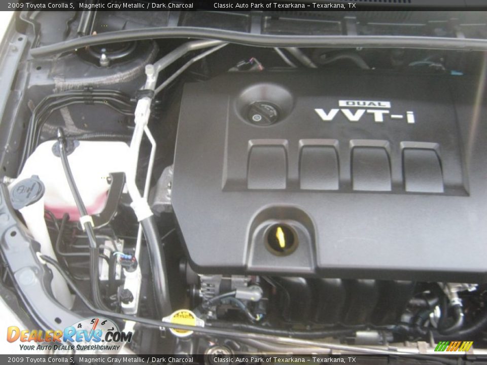2009 Toyota Corolla S Magnetic Gray Metallic / Dark Charcoal Photo #19