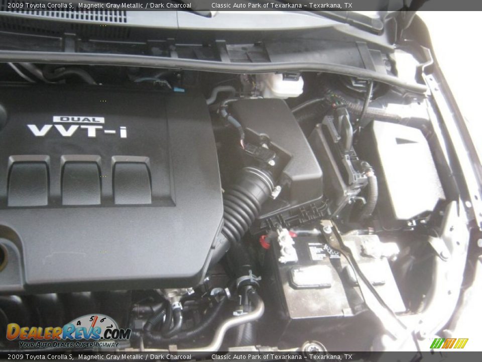 2009 Toyota Corolla S Magnetic Gray Metallic / Dark Charcoal Photo #20